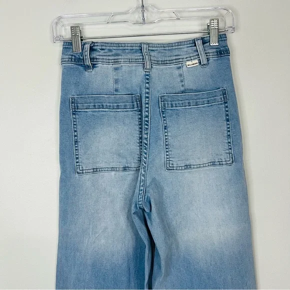 Billabong Light Blue Flare Jeans - Picture 5 of 9